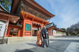 富士山ロケーション和装とドレス2着で