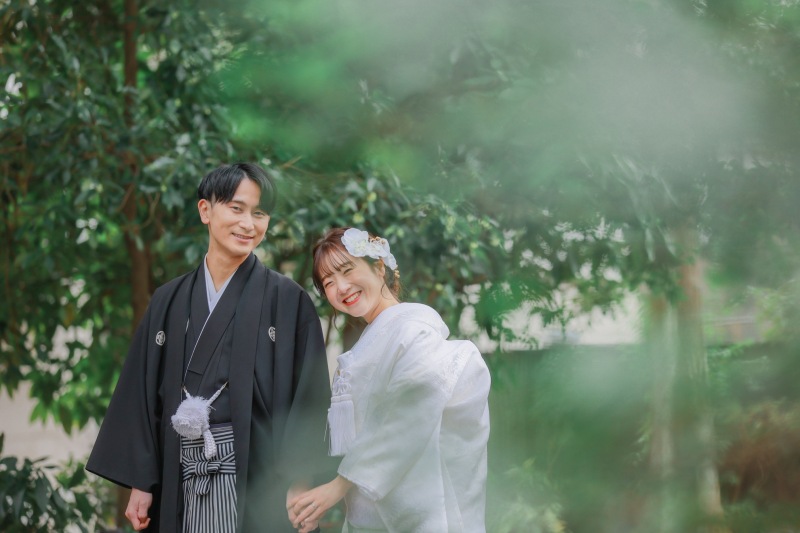 緑の中での撮影も○