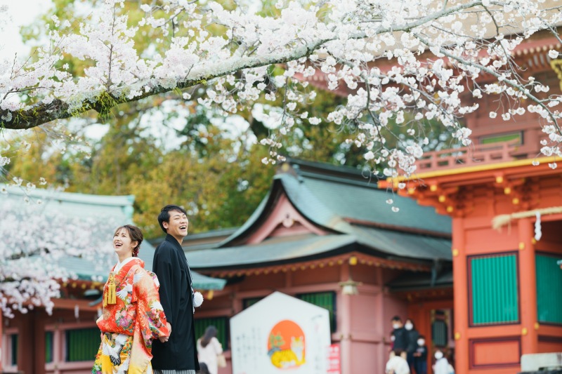 富士宮浅間大社での撮影。