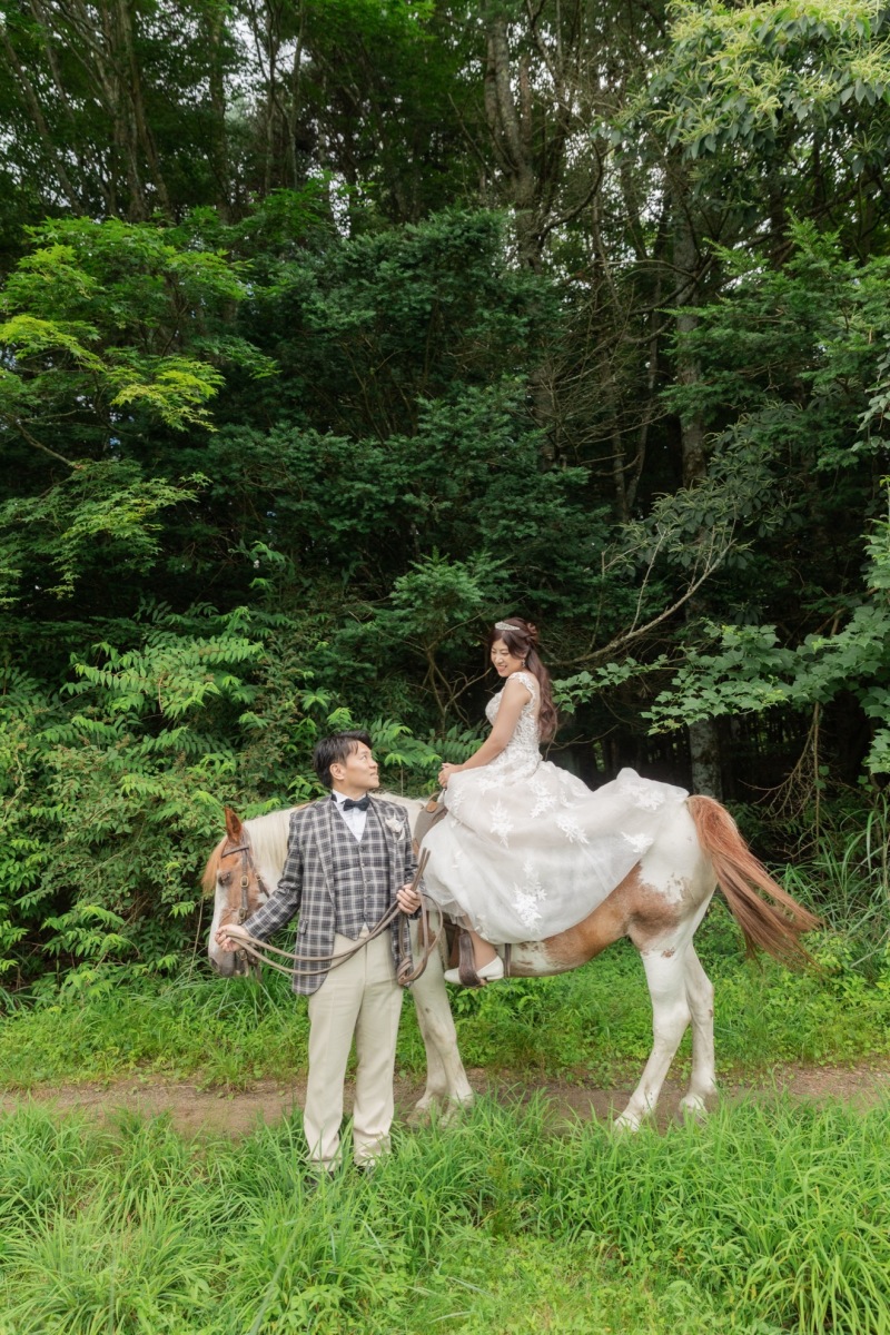 新郎様がおりて