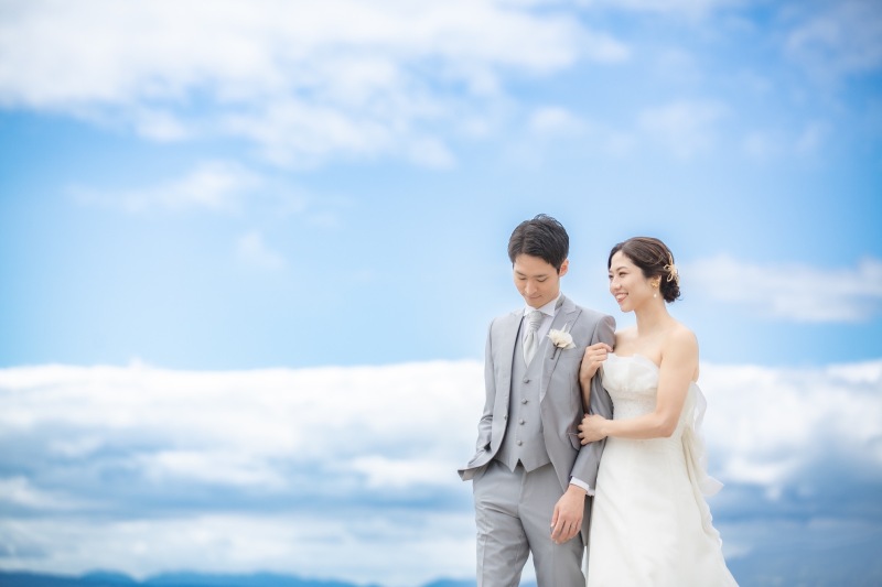 海が見える景色でお散歩