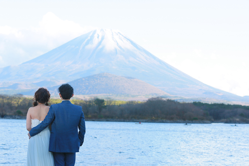 富士山のバックショット。
