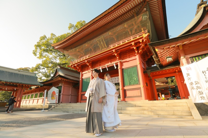 神社で撮影しました　