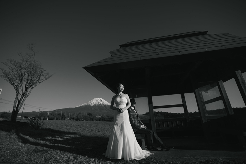 モノクロでかっこいい雰囲気に