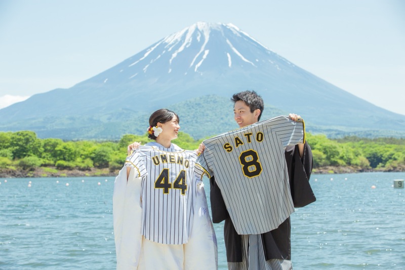 好きなグッズも一緒に撮影