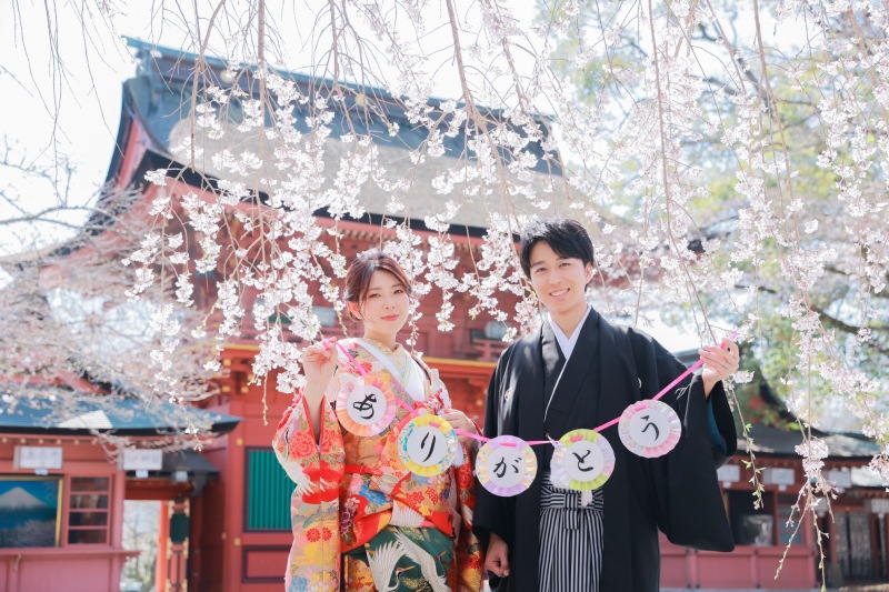 撮影小物を使って撮影も可能です