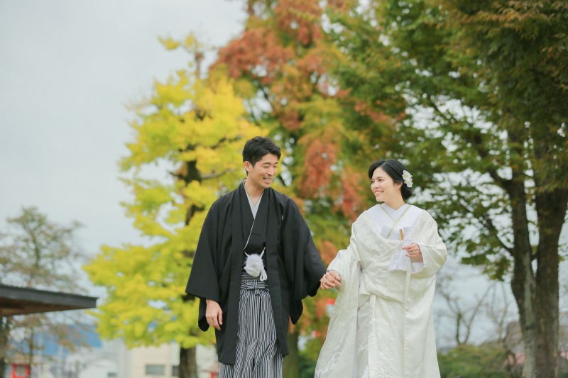 公園は少しずつ紅葉が始まりました