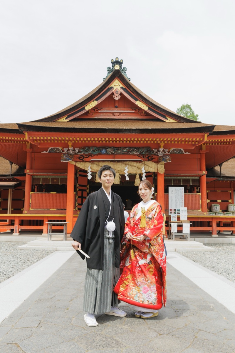 和装結婚らしいお写真も
