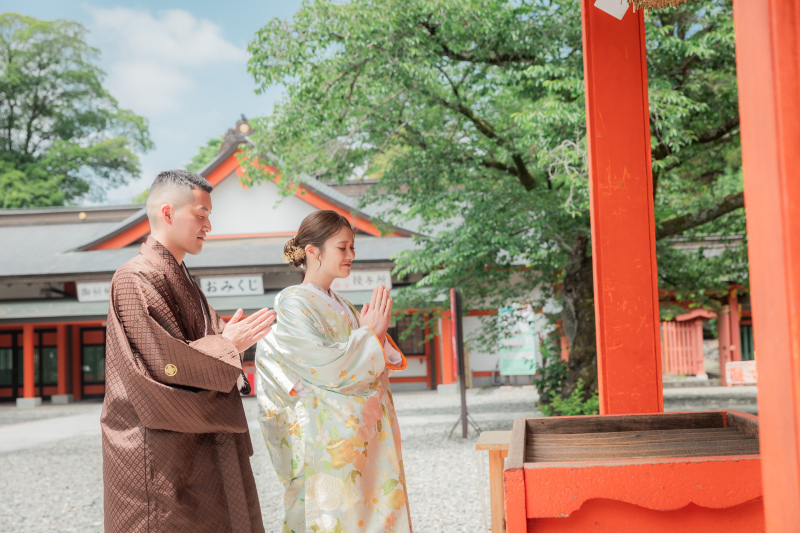 神社を回って
