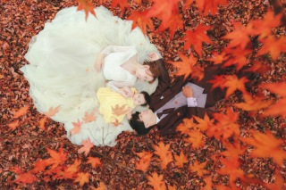 赤ちゃんと一緒に♪かわいいファミリーウェディングフォト