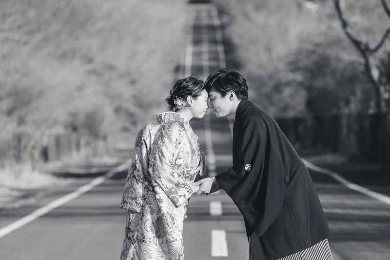 高原でのロングロードで