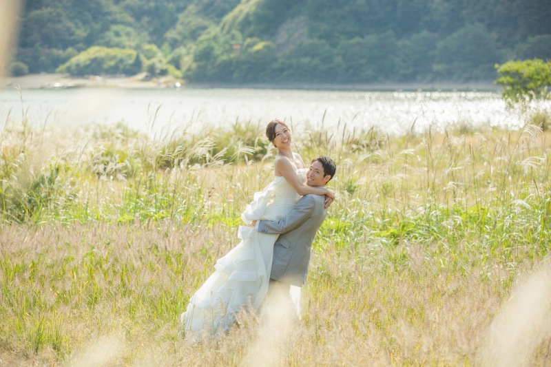 最後は美しい抱っこポーズ!