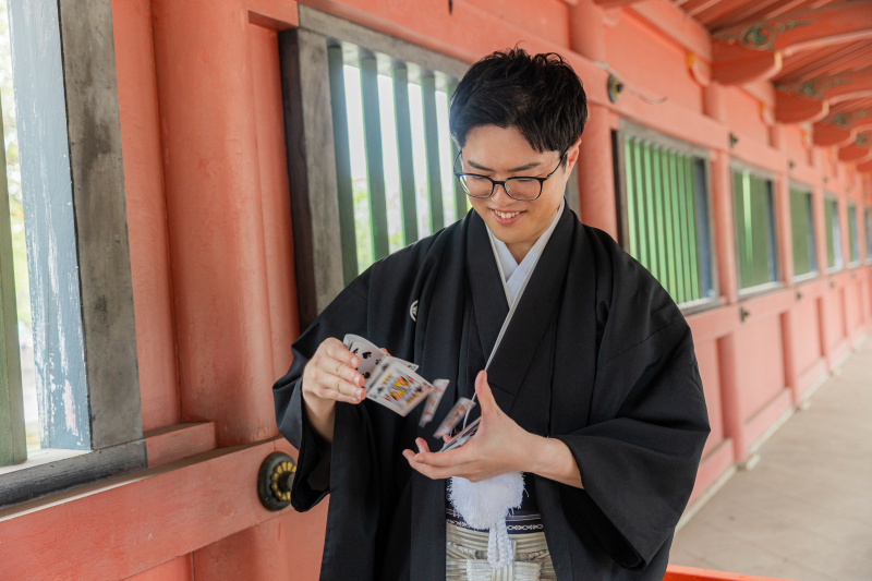 新郎様はトランプで