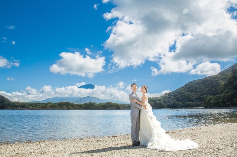 湖畔に着いた〜