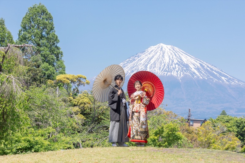 神社での和装撮影