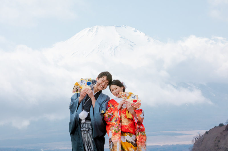 ご持参いただいた扇子と一緒に♪