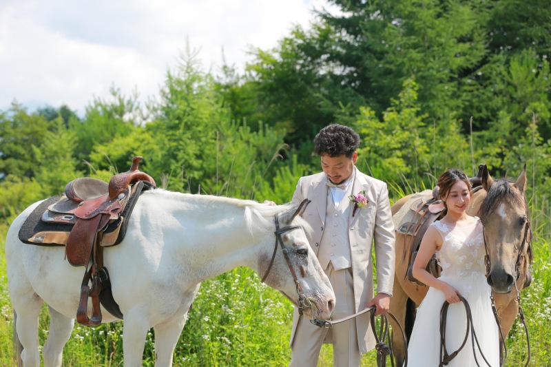 まるで映画の撮影のような雰囲気で
