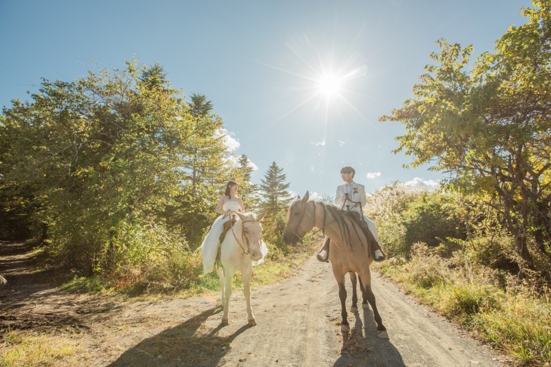 富士山ロケーション&乗馬ロケーションフォト