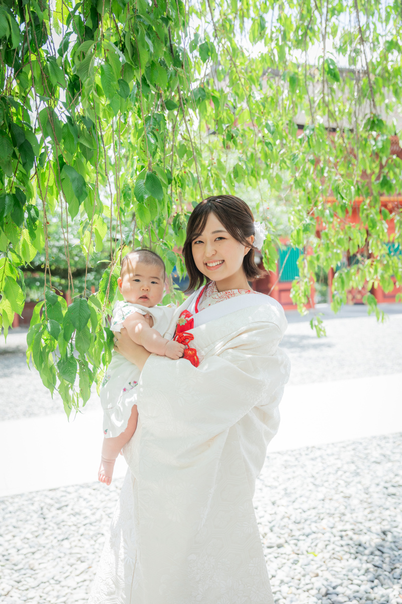 赤ちゃんも一緒に