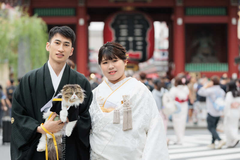 猫ちゃんと浅草周遊!