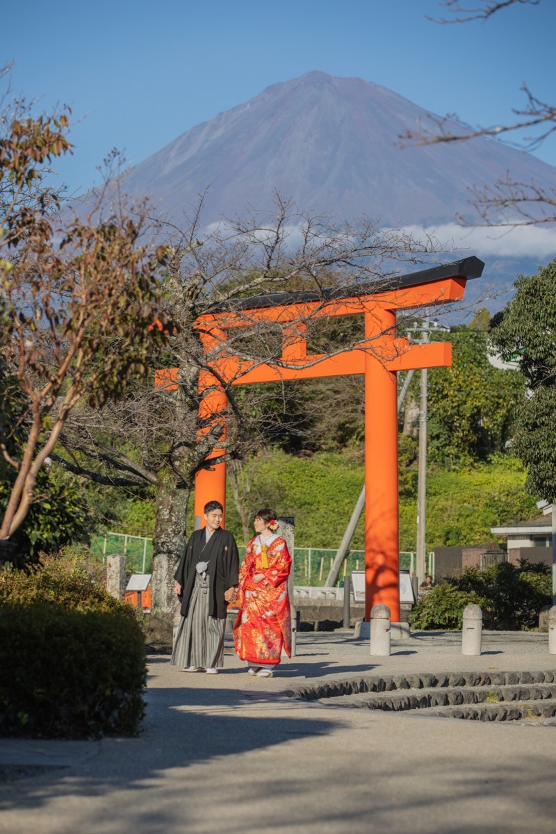 ダイナミックな富士山も