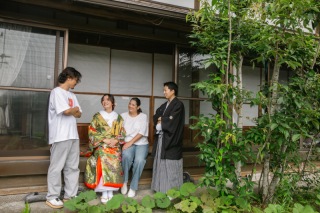ご実家で撮影の和＋洋装撮影