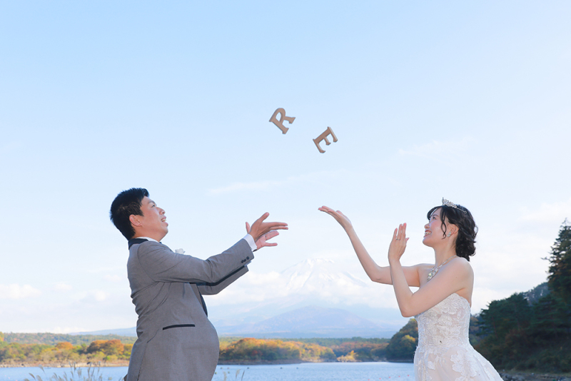 撮影小物を用意して撮影