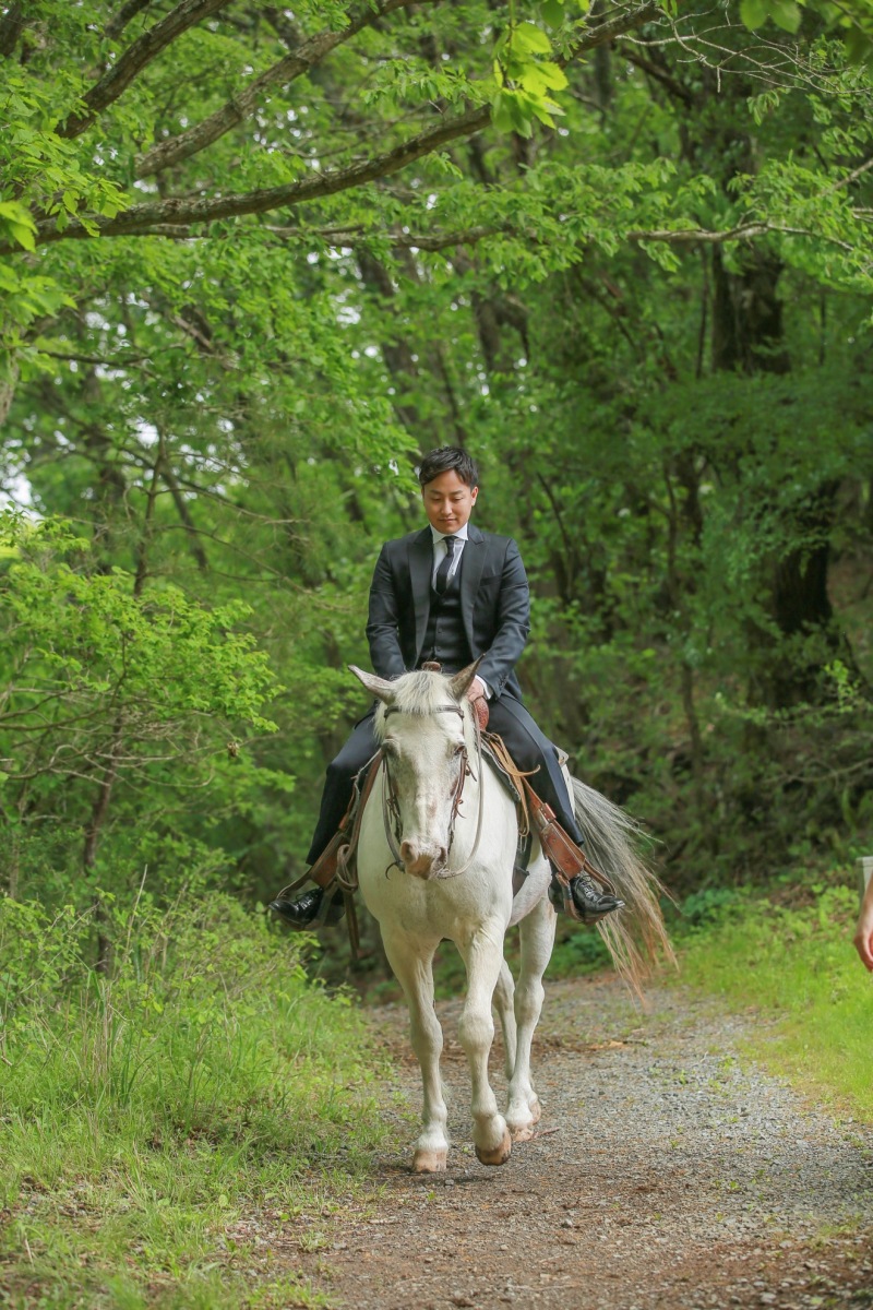 乗馬が上手でした