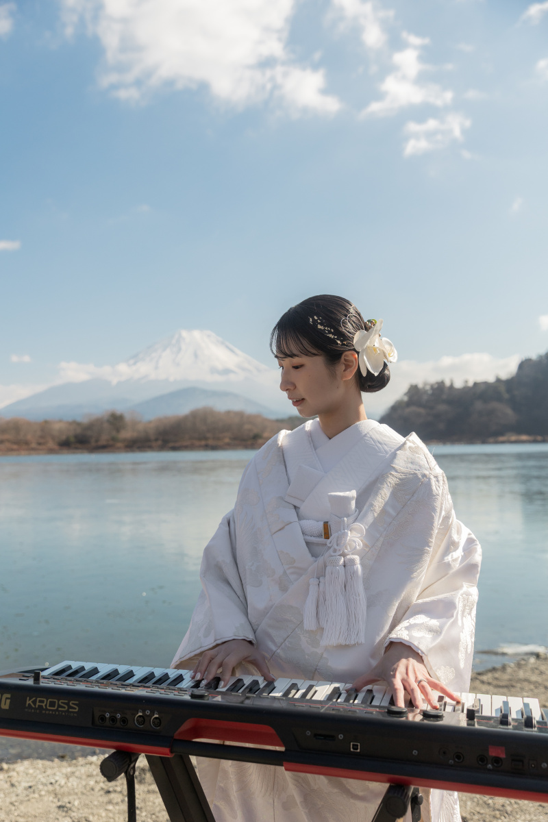 普段ピアノをされている新婦様