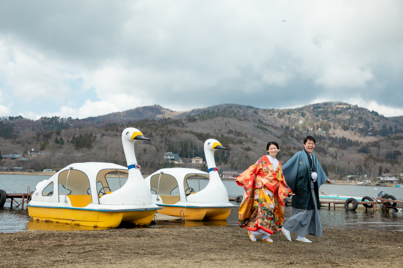 白鳥ボートとお揃いで♪