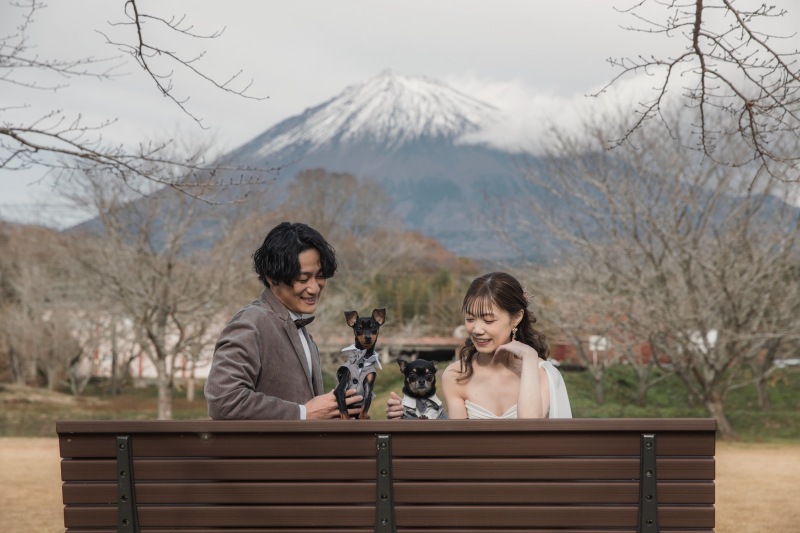 公園のベンチで