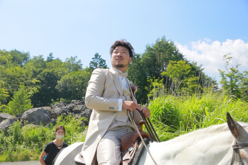 乗馬撮影は1時間ほどお楽しみいただけます