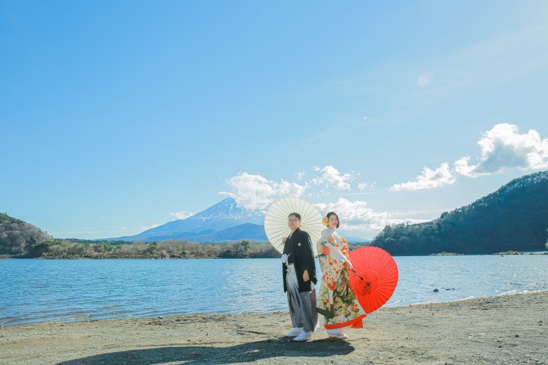 和傘が映えますね