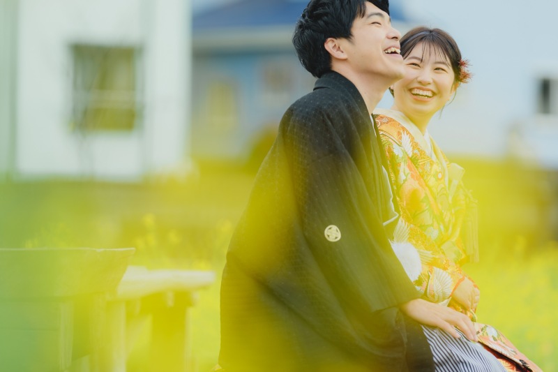 春いっぱいの菜の花ロケーション