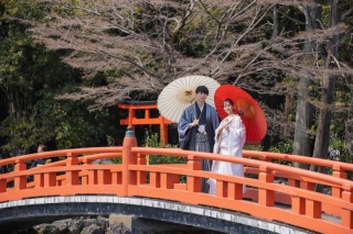富士宮浅間大社和装結婚写真