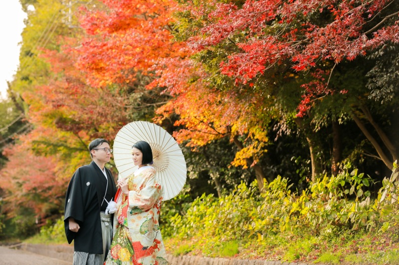 紅葉もまだ残っていて、とても綺麗でした　