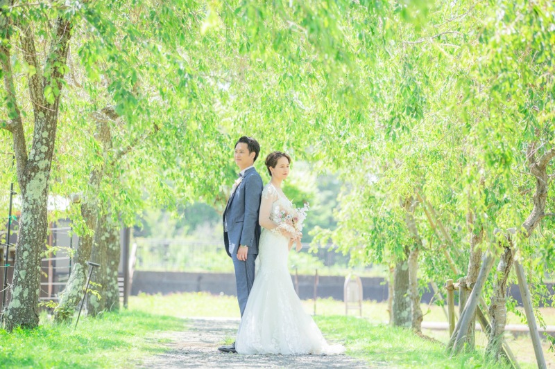 新緑の森やお花畑も可能【洋装：富士山周遊ロケーション】全データ美肌レタッチ付き（350カット）＋アルバム＋台紙