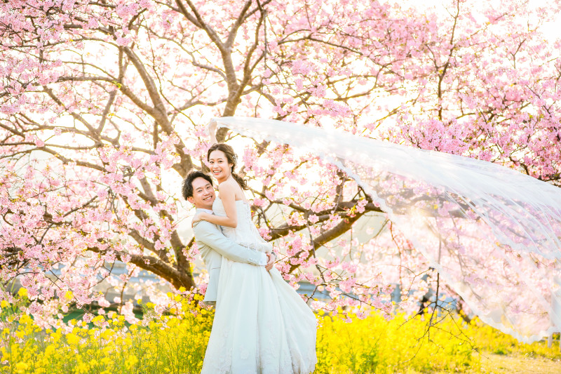 今だけ33000円オフ⭐︎更に!アルバム付き◎【河津桜: 洋装ロケーション】全データ美肌レタッチ付き+アルバム+台紙