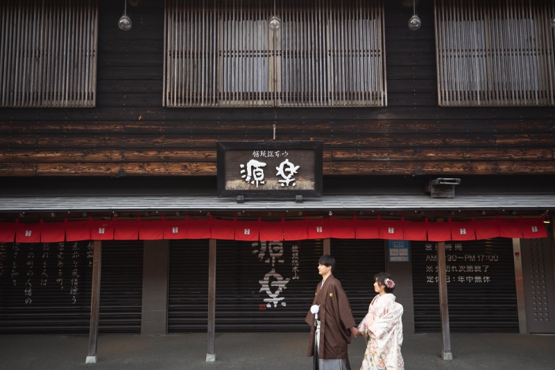 お寺での撮影◎【和装:修善寺ロケーション+選べる1箇所】全データ美肌レタッチ付き+アルバム+台紙