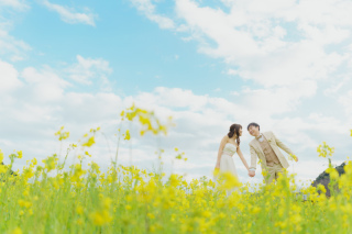 【和装＋洋装：河津桜ロケーション（おまかせ3箇所以上）】全データ美肌レタッチ付き + 台紙