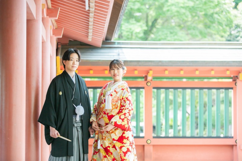 新緑の5月〜9月末限定　シーズン料金OFF！【和装:富士宮浅間大社撮影】全データ美肌レタッチ付き（200カット）+ 台紙1冊