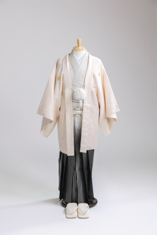 白金紋付／グラデーション