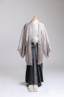 モカ紋付／市松