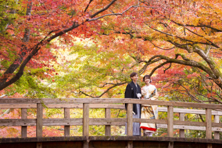 紅葉　－湯布院ー