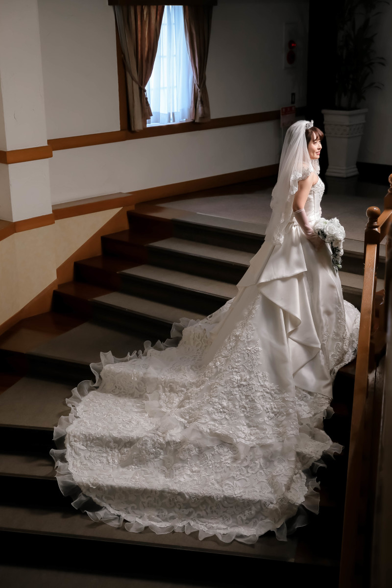 大階段のバックショット