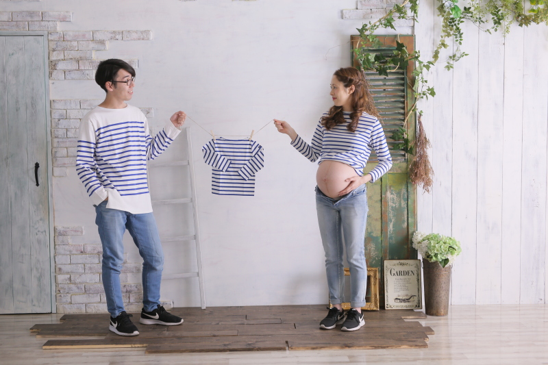 みんな揃ってボーダーシャツ♪