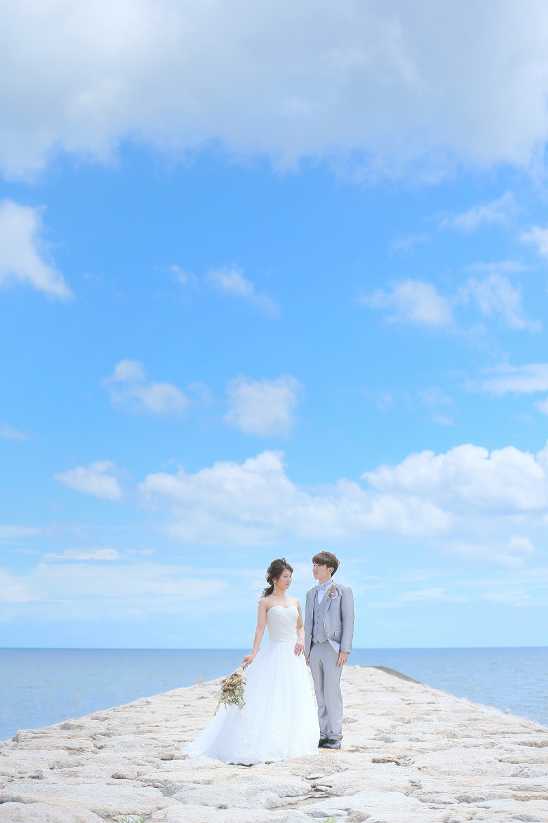 海と青空と最高のロケーション