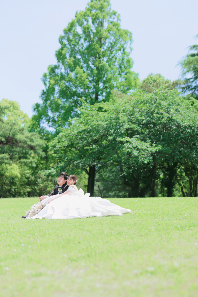 別府公園のロケーション撮影で