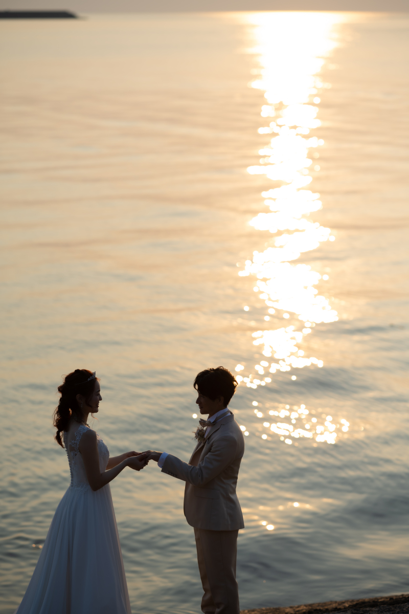 お二人の思い出の場所〜真玉海岸〜