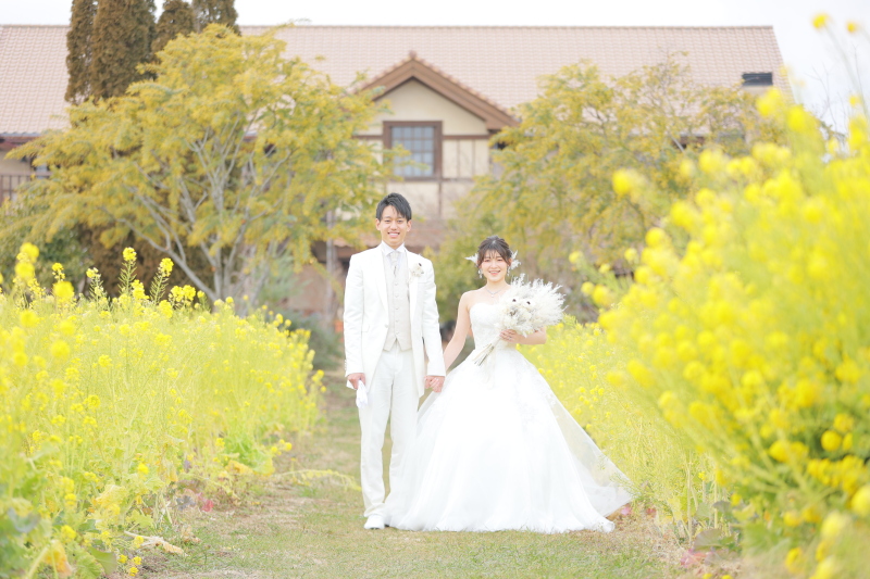 菜の花と共に♪